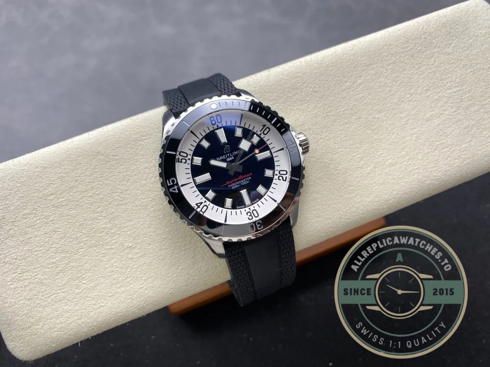 Replica Breitling Superocean Black Dial Stainless Steel 42 mm A17375211B1S1 - Affordable Super Clone Watch