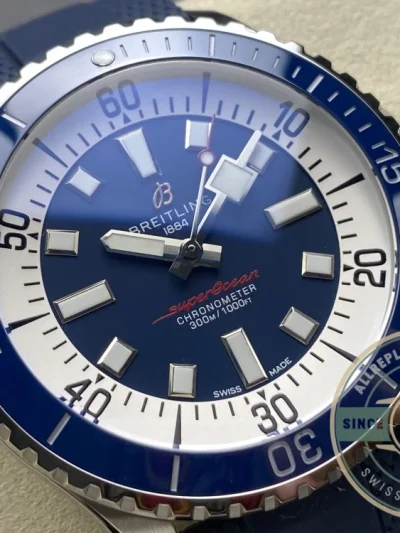 Replica Breitling Superocean Blue 42 mm A17375E71C1S1 - Top-Tier Swiss Replica Watch