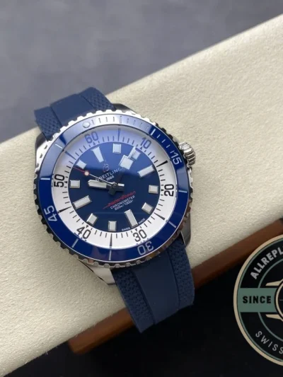 Replica Breitling Superocean Blue 42 mm A17375E71C1S1 - Budget Luxury Replica Watch