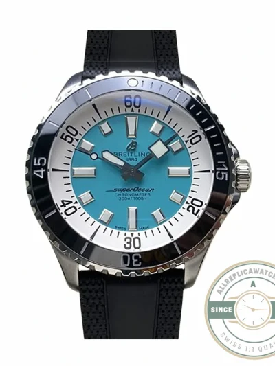 Replica Breitling Superocean Green 44 mm A17376211L2S1 - Budget Luxury Replica Watch