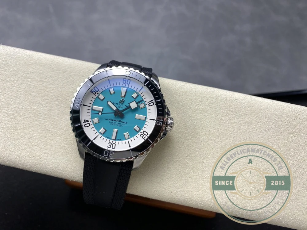 Replica Breitling Superocean Green 44 mm A17376211L2S1 - Swiss Movement Replica Watch