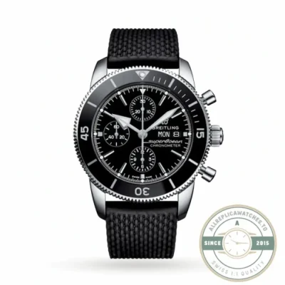Replica Breitling Superocean Heritage Men Automatic Black Rubber Watch A13313121B1S1 - Top-Tier Swiss Replica Watch