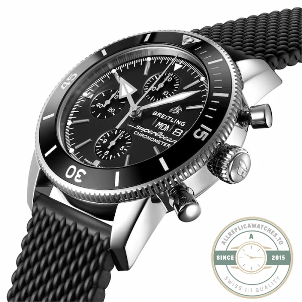 Replica Breitling Superocean Heritage Men Automatic Black Rubber Watch A13313121B1S1 - 1:1 Swiss Replica Watch