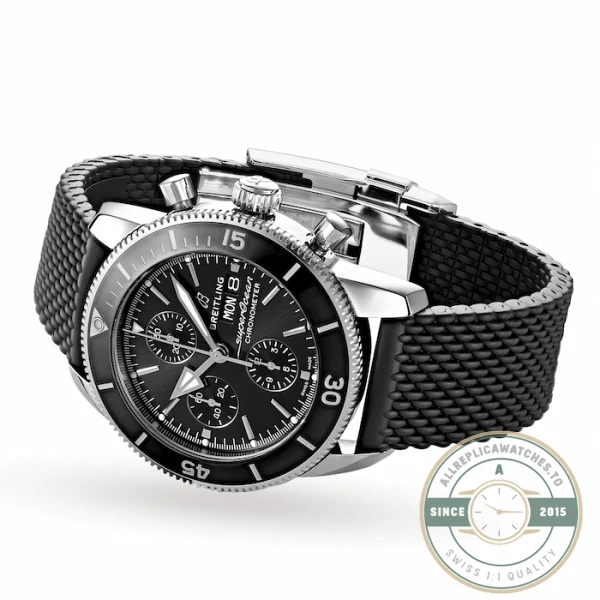 Replica Breitling Superocean Heritage Men Automatic Black Rubber Watch A13313121B1S1 - Top-Tier Swiss Replica Watch