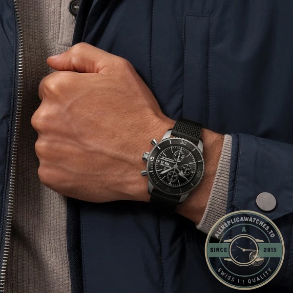 Replica Breitling Superocean Heritage Men Automatic Black Rubber Watch A13313121B1S1 - Top-Tier Swiss Replica Watch