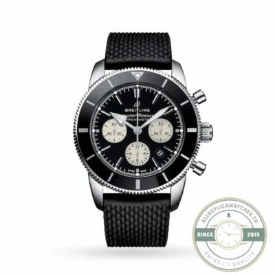 Replica Breitling Superocean Heritage Men Automatic Black Rubber Watch AB0162121B1S1 - Luxury Replica Watch