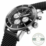 Replica Breitling Superocean Heritage Men Automatic Black Rubber Watch AB0162121B1S1 - Swiss-Made Clone Watch