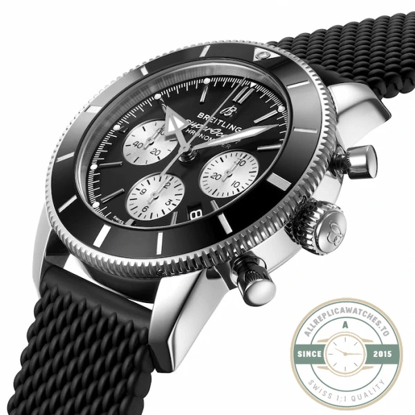 Replica Breitling Superocean Heritage Men Automatic Black Rubber Watch AB0162121B1S1 - Swiss-Made Clone Watch