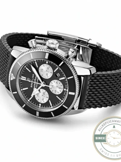 Replica Breitling Superocean Heritage Men Automatic Black Rubber Watch AB0162121B1S1 - Premium Super Clone Watch