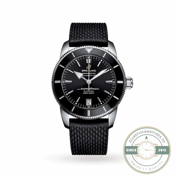 Replica Breitling Superocean Heritage Men Automatic Black Rubber Watch AB2010121B1S1 - Luxury Replica Watch