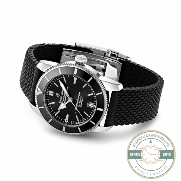 Replica Breitling Superocean Heritage Men Automatic Black Rubber Watch AB2010121B1S1 - 1:1 Swiss Replica Watch