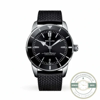 Replica Breitling Superocean Heritage Men Automatic Black Rubber Watch AB2030121B1S1 - Budget Luxury Replica Watch