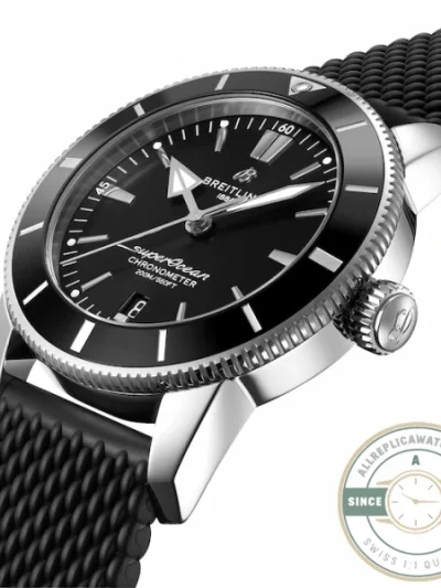 Replica Breitling Superocean Heritage Men Automatic Black Rubber Watch AB2030121B1S1 - Premium Super Clone Watch