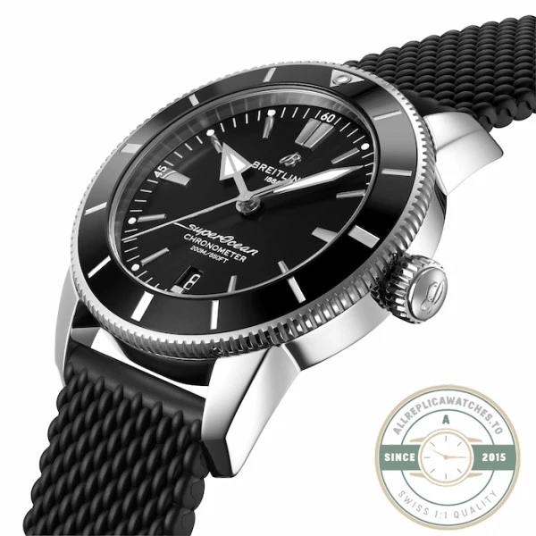 Replica Breitling Superocean Heritage Men Automatic Black Rubber Watch AB2030121B1S1 - Premium Super Clone Watch