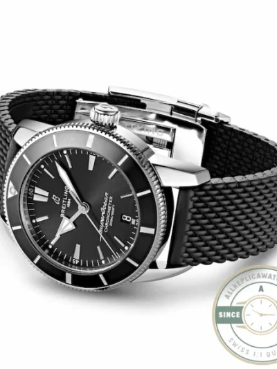 Replica Breitling Superocean Heritage Men Automatic Black Rubber Watch AB2030121B1S1 - Swiss Movement Replica Watch