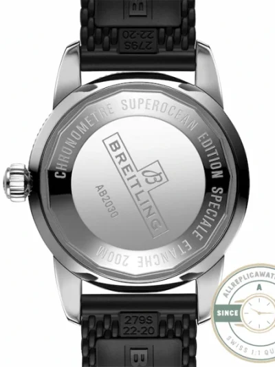 Replica Breitling Superocean Heritage Men Automatic Black Rubber Watch AB2030121B1S1 - Luxury Replica Watch