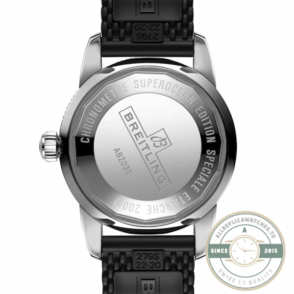Replica Breitling Superocean Heritage Men Automatic Black Rubber Watch AB2030121B1S1 - Luxury Replica Watch