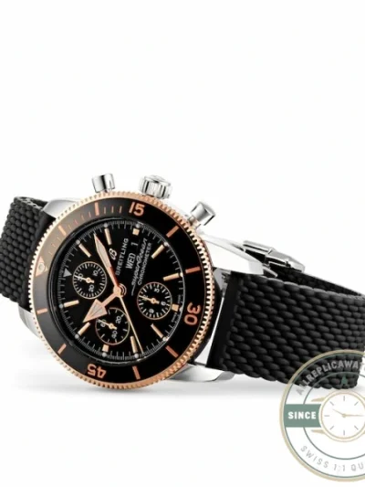 Replica Breitling Superocean Heritage Men Automatic Black Rubber Watch U13313121B1S1 - Budget Luxury Replica Watch