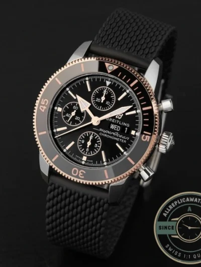 Replica Breitling Superocean Heritage Men Automatic Black Rubber Watch U13313121B1S1 - Top-Tier Swiss Replica Watch