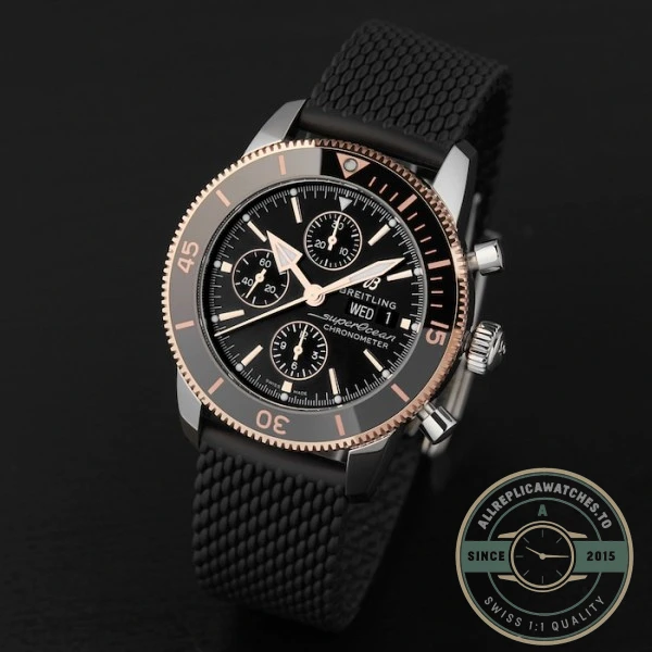 Replica Breitling Superocean Heritage Men Automatic Black Rubber Watch U13313121B1S1 - Top-Tier Swiss Replica Watch