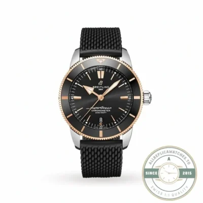 Replica Breitling Superocean Heritage Men Automatic Black Rubber Watch UB2030121B1S1 - Swiss-Made Clone Watch