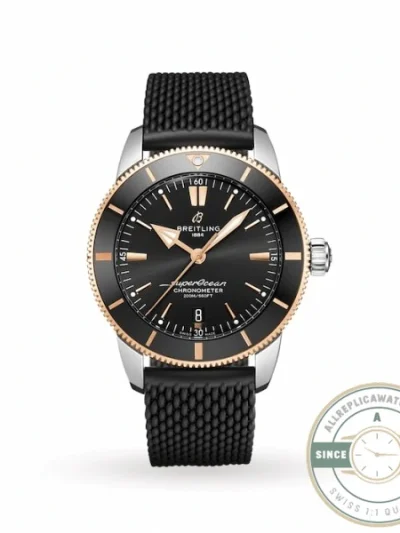 Replica Breitling Superocean Heritage Men Automatic Black Rubber Watch UB2030121B1S1 - Swiss-Made Clone Watch
