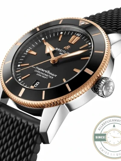 Replica Breitling Superocean Heritage Men Automatic Black Rubber Watch UB2030121B1S1 - High-Grade Replica Watch