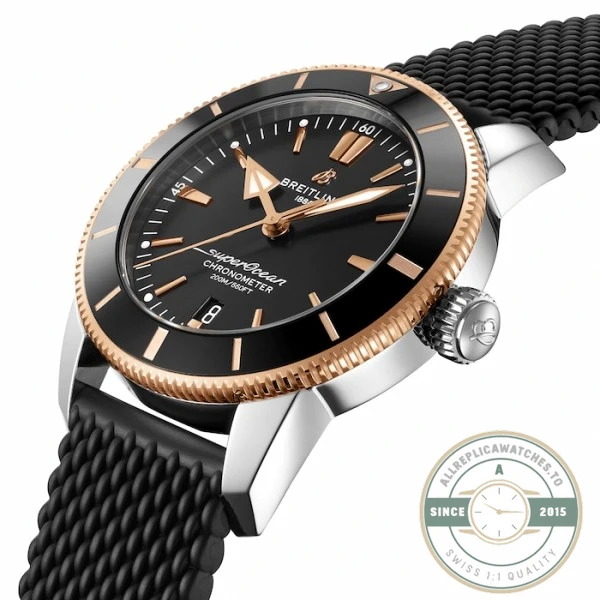 Replica Breitling Superocean Heritage Men Automatic Black Rubber Watch UB2030121B1S1 - High-Grade Replica Watch