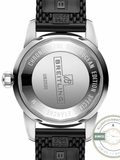 Replica Breitling Superocean Heritage Men Automatic Black Rubber Watch UB2030121B1S1 - Best Quality Replica Watch