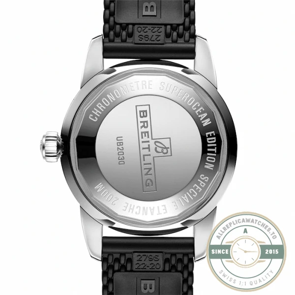 Replica Breitling Superocean Heritage Men Automatic Black Rubber Watch UB2030121B1S1 - Best Quality Replica Watch