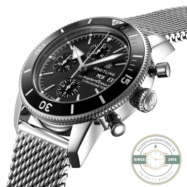 Replica Breitling Superocean Heritage Men Automatic Black Stainless Steel Watch A13313121B1A1 - 1:1 Swiss Replica Watch