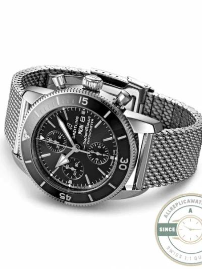 Replica Breitling Superocean Heritage Men Automatic Black Stainless Steel Watch A13313121B1A1 - Affordable Luxury Replica Timepiece