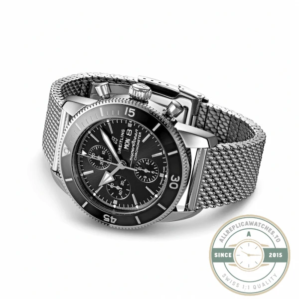 Replica Breitling Superocean Heritage Men Automatic Black Stainless Steel Watch A13313121B1A1 - Affordable Luxury Replica Timepiece