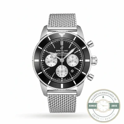 Replica Breitling Superocean Heritage Men Automatic Black Stainless Steel Watch AB0162121B1A1 - Factory Super Clone Watch