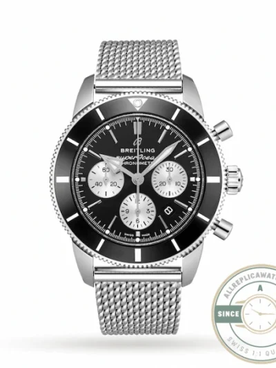 Replica Breitling Superocean Heritage Men Automatic Black Stainless Steel Watch AB0162121B1A1 - Factory Super Clone Watch