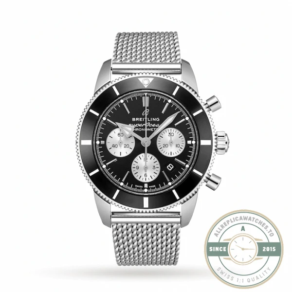 Replica Breitling Superocean Heritage Men Automatic Black Stainless Steel Watch AB0162121B1A1 - Factory Super Clone Watch