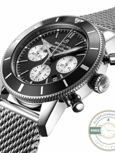 Replica Breitling Superocean Heritage Men Automatic Black Stainless Steel Watch AB0162121B1A1 - Premium Super Clone Watch