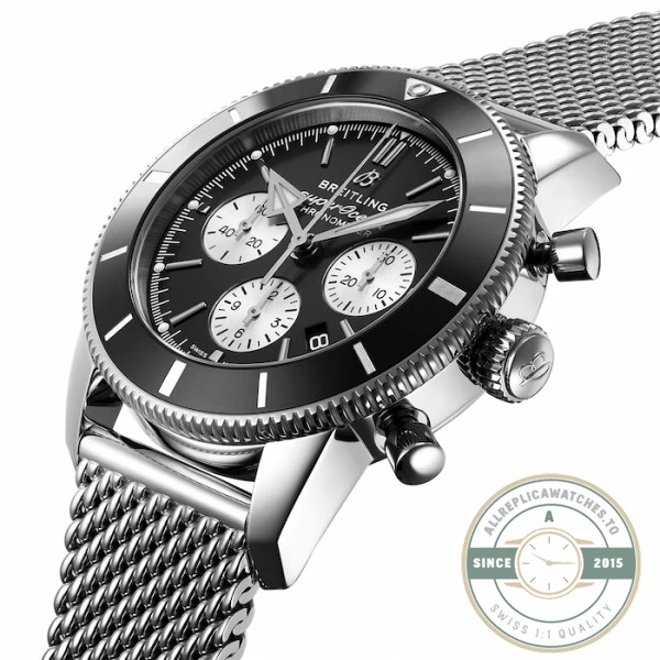 Replica Breitling Superocean Heritage Men Automatic Black Stainless Steel Watch AB0162121B1A1 - Premium Super Clone Watch