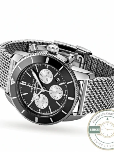 Replica Breitling Superocean Heritage Men Automatic Black Stainless Steel Watch AB0162121B1A1 - Best Quality Replica Watch