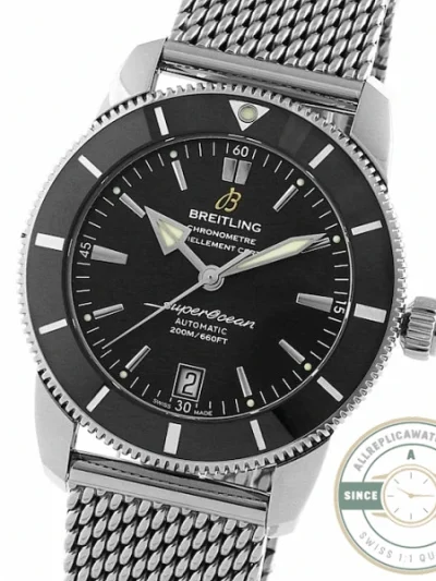 Replica Breitling Superocean Heritage Men Automatic Black Stainless Steel Watch AB2010121B1A1 - Swiss Movement Replica Watch