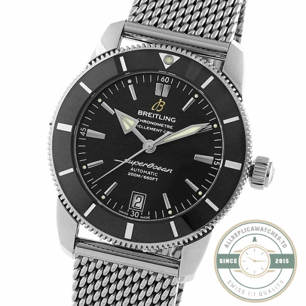 Replica Breitling Superocean Heritage Men Automatic Black Stainless Steel Watch AB2010121B1A1 - Swiss Movement Replica Watch