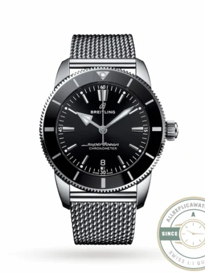 Replica Breitling Superocean Heritage Men Automatic Black Stainless Steel Watch AB2030121B1A1 - Swiss-Made Clone Watch
