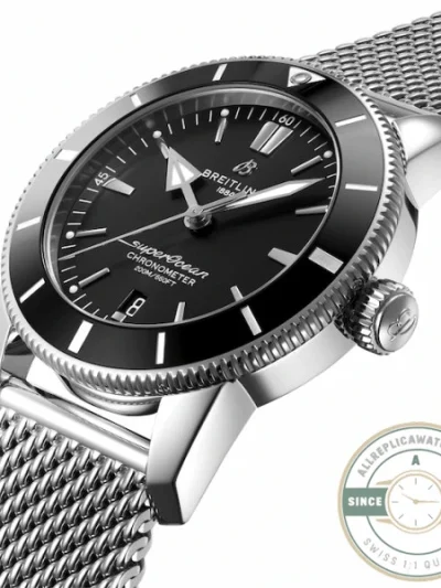 Replica Breitling Superocean Heritage Men Automatic Black Stainless Steel Watch AB2030121B1A1 - Swiss Movement Replica Watch
