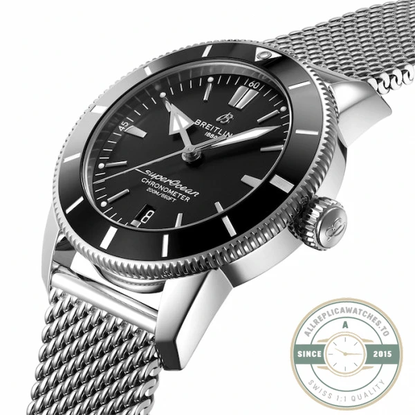 Replica Breitling Superocean Heritage Men Automatic Black Stainless Steel Watch AB2030121B1A1 - Swiss Movement Replica Watch