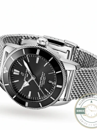 Replica Breitling Superocean Heritage Men Automatic Black Stainless Steel Watch AB2030121B1A1 - Premium Super Clone Watch