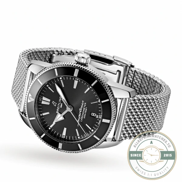 Replica Breitling Superocean Heritage Men Automatic Black Stainless Steel Watch AB2030121B1A1 - Premium Super Clone Watch