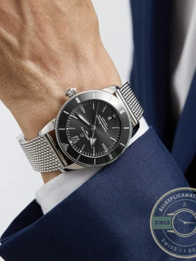 Replica Breitling Superocean Heritage Men Automatic Black Stainless Steel Watch AB2030121B1A1 - Premium Super Clone Watch