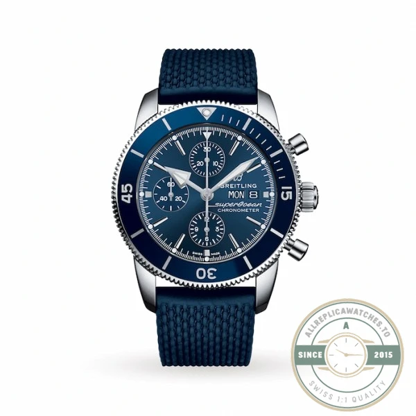 Replica Breitling Superocean Heritage Men Automatic Blue Rubber Watch A13313161C1S1 - Affordable Luxury Replica Timepiece