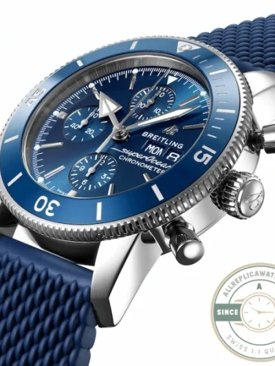 Replica Breitling Superocean Heritage Men Automatic Blue Rubber Watch A13313161C1S1 - Swiss-Made Clone Watch