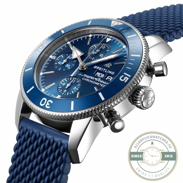 Replica Breitling Superocean Heritage Men Automatic Blue Rubber Watch A13313161C1S1 - Swiss-Made Clone Watch